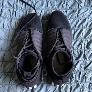 Adidas Harden vol 7 Core Black basketball shoes Black and white size 14